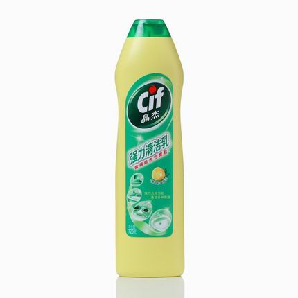 cif晶杰清新柠檬香型强力清洁乳725g